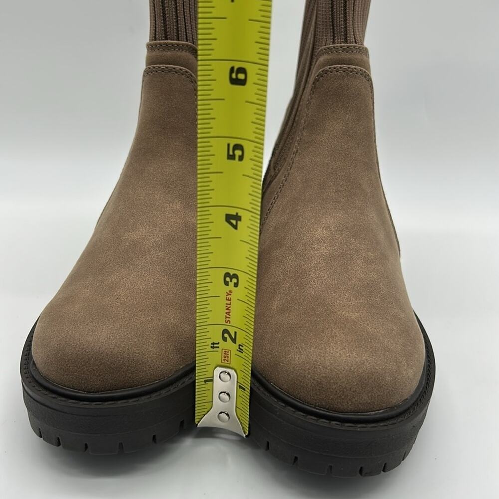 Dolce Vita Women's Vegan Ankle Boots Tan Color Size 9 NWT - Picture 6 of 11